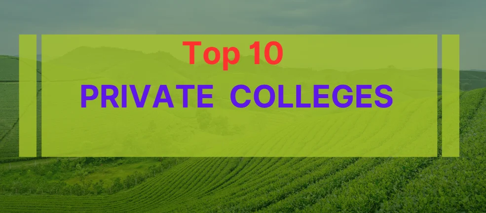 top 10 BSc agriculture Private collages