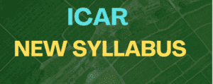 bsc agriculture new syllabus