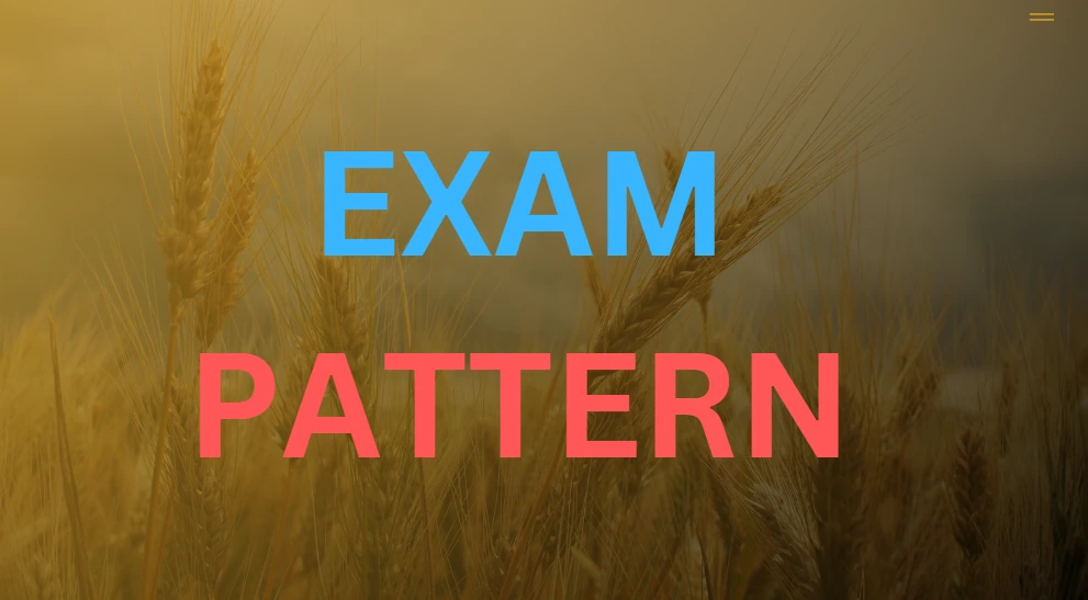 exam pattern IBPS Agriculture field officer