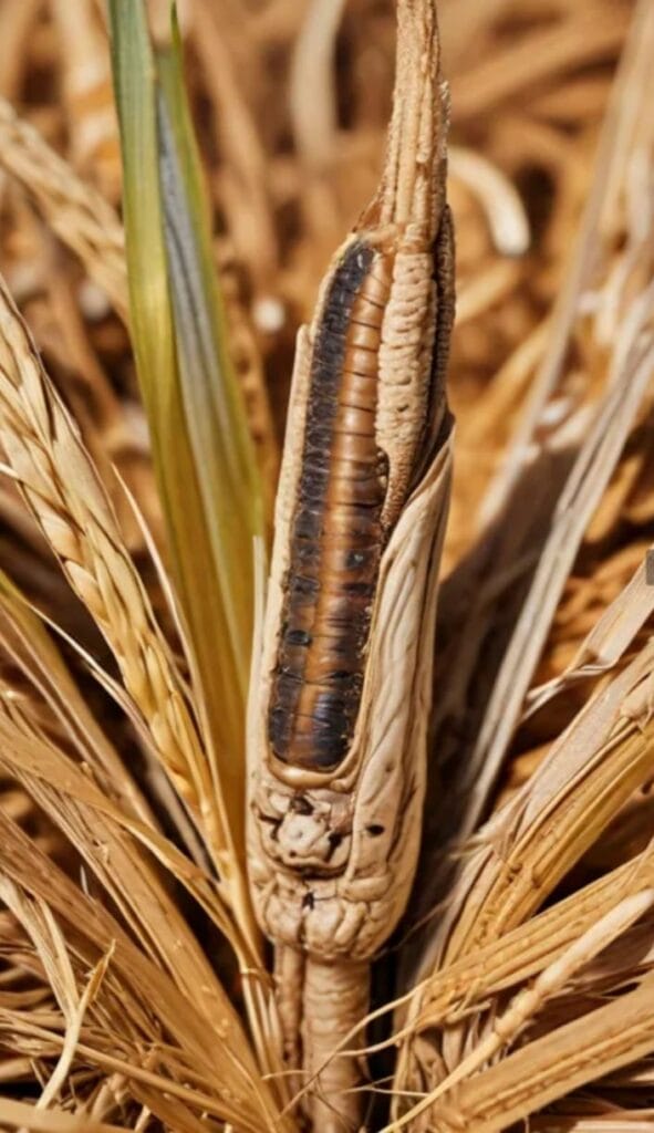 cutworm in wheat crops