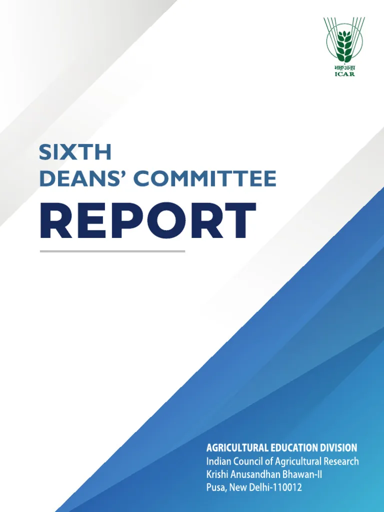 6th Dean Committee Agriculture Syllabus