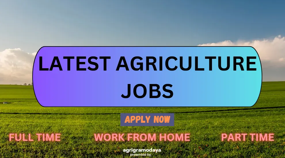 Jobs after bsc agriculture