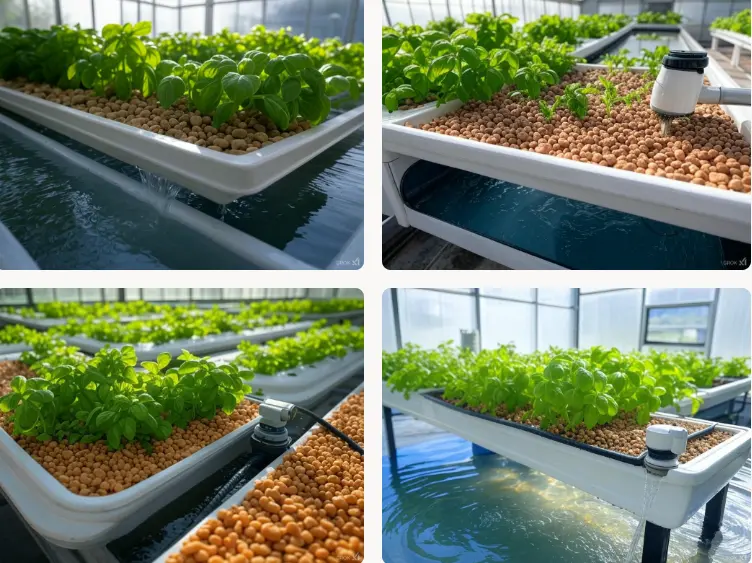 Hydroponic Farming system flood and drain