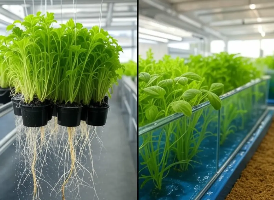 Aeroponic Farming vs. Aquaponic Farming