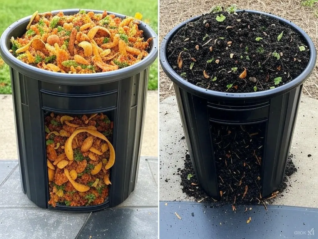 how to make compost from kitchen waste
