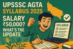 UPSSSC AGTA Syllabus 2025