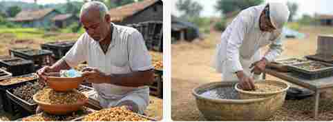 Beejamrut Seed Treatment Process in Zero Budget Natural Farming
