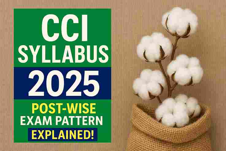 Cotton Corporation of India Syllabus 2025