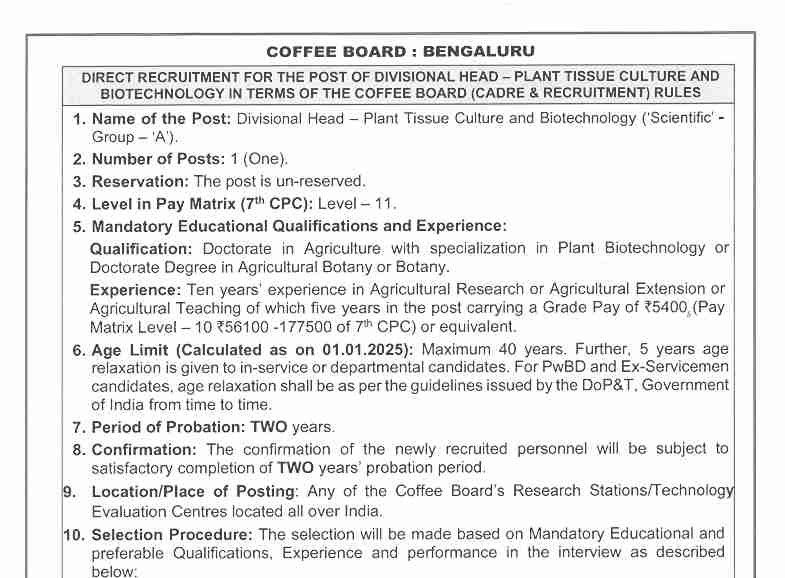 🧬 5 Common Question About Divisional Head – Plant Tissue Culture & Biotechnology post