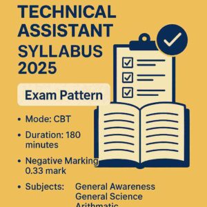 TFRI Technical Assistant Syllabus 2025