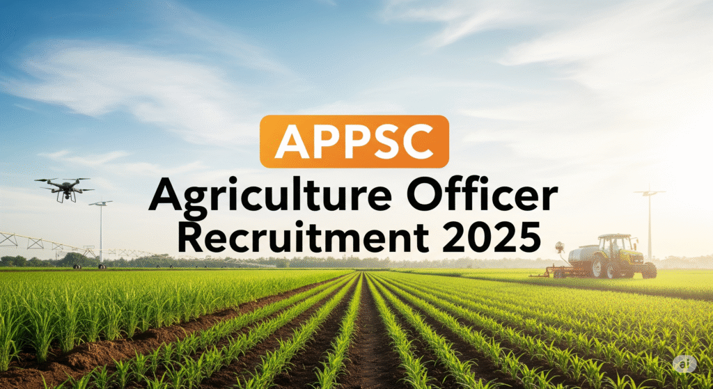 APPSC Agriculture Officer Recruitment 2025