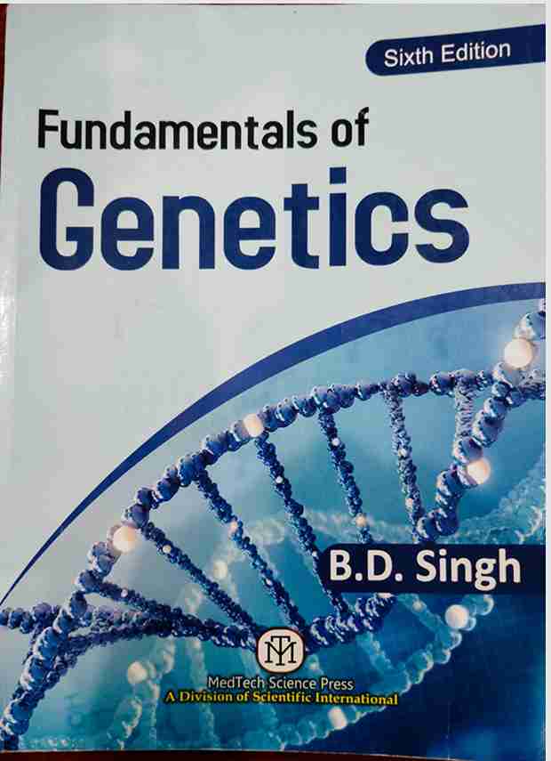 Fundamentals of Genetics by B.D. Singh Book PDF