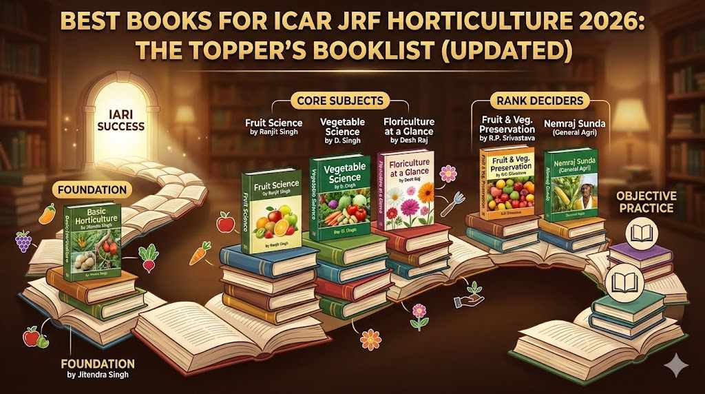 Best Books for ICAR JRF Horticulture 2026