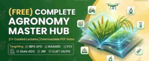 Free Agronomy Video Lectures & PDF Notes